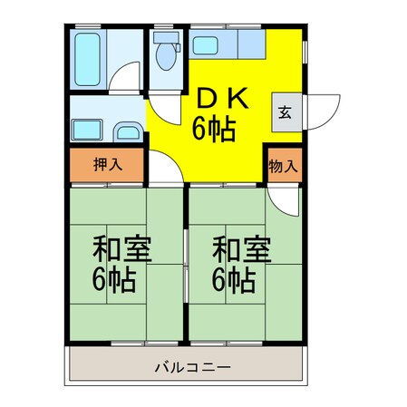 ハイビレッジの物件間取画像